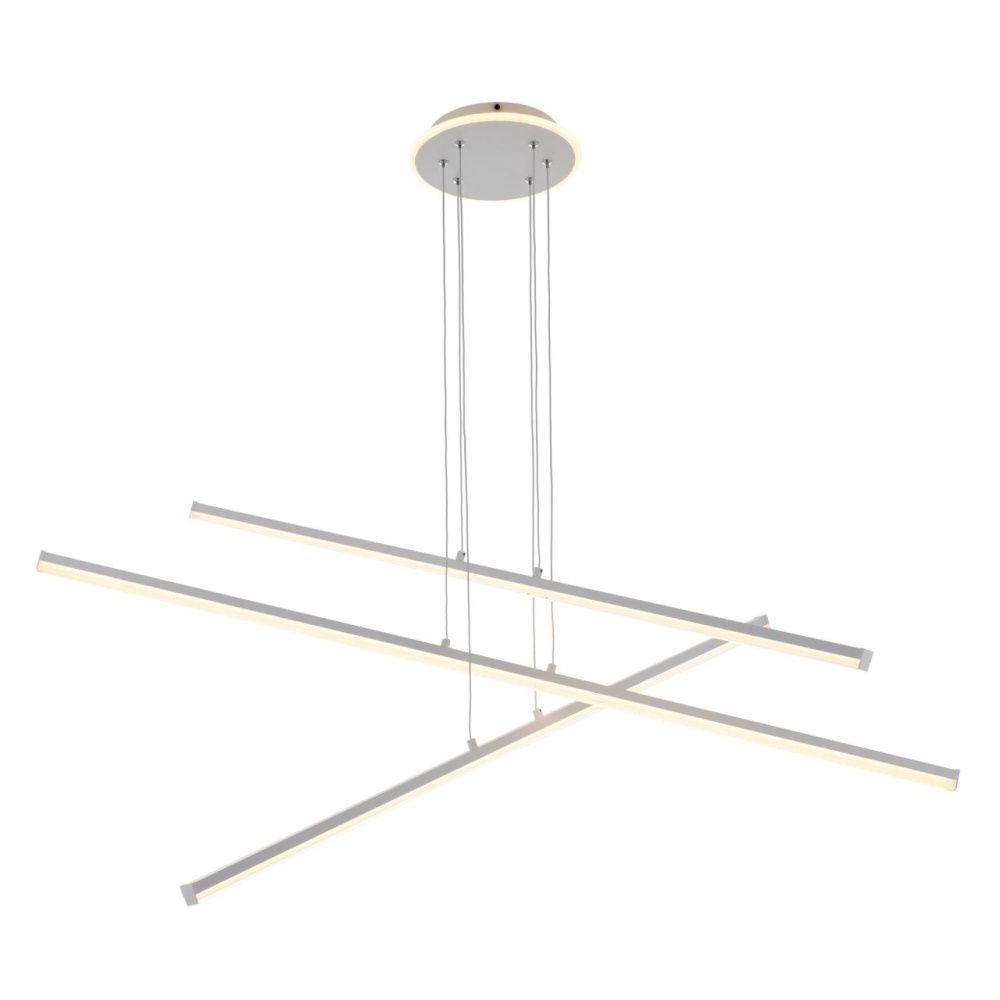 Люстра подвесная с пультом 120*13/120 см, LED 110W 3000-5500K Citilux Trent CL203730 белый