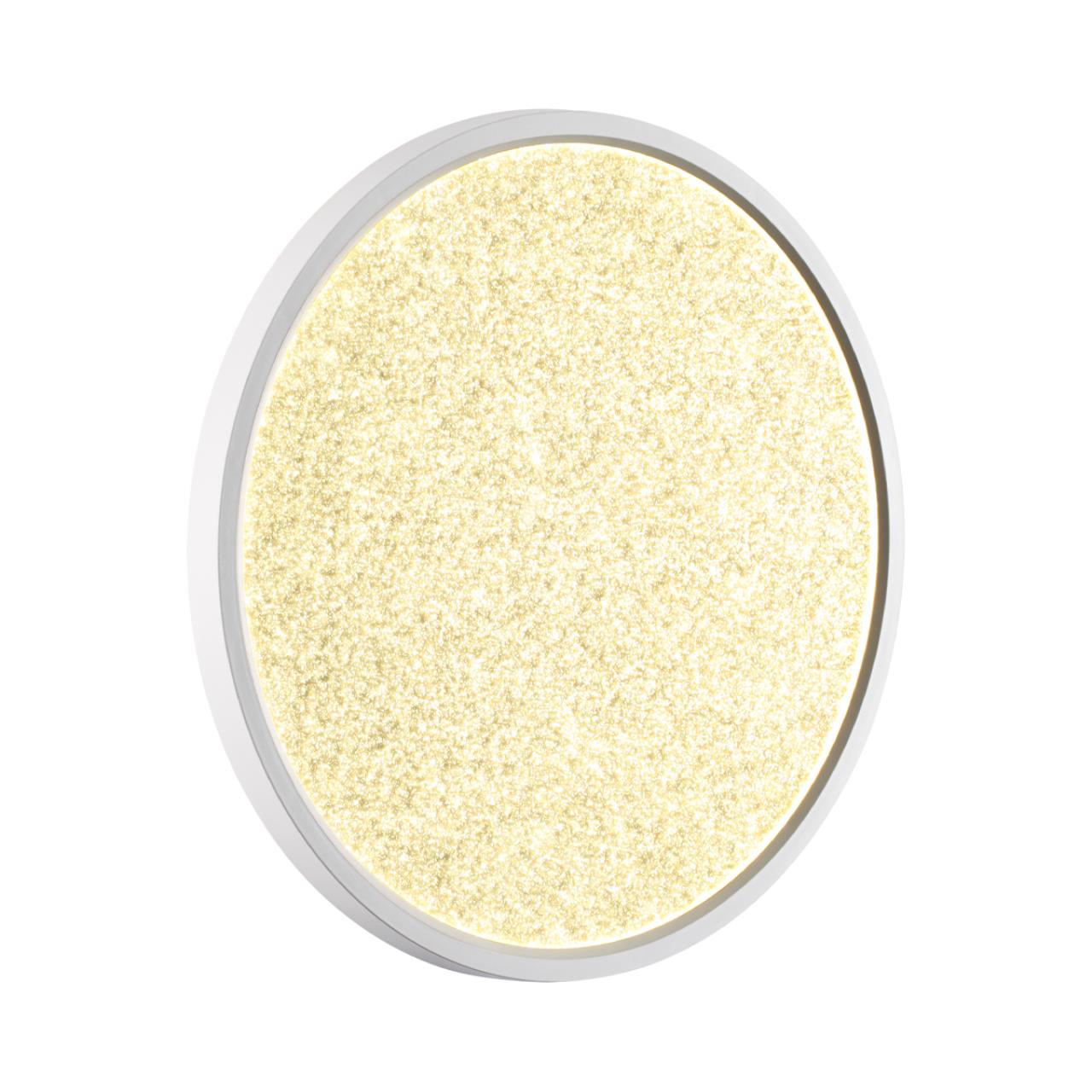 Cветильник 40*2,5 см, LED 32W, 3000/4000 К, IP40, белый, пластик Sonex Omega White, 7661/32L