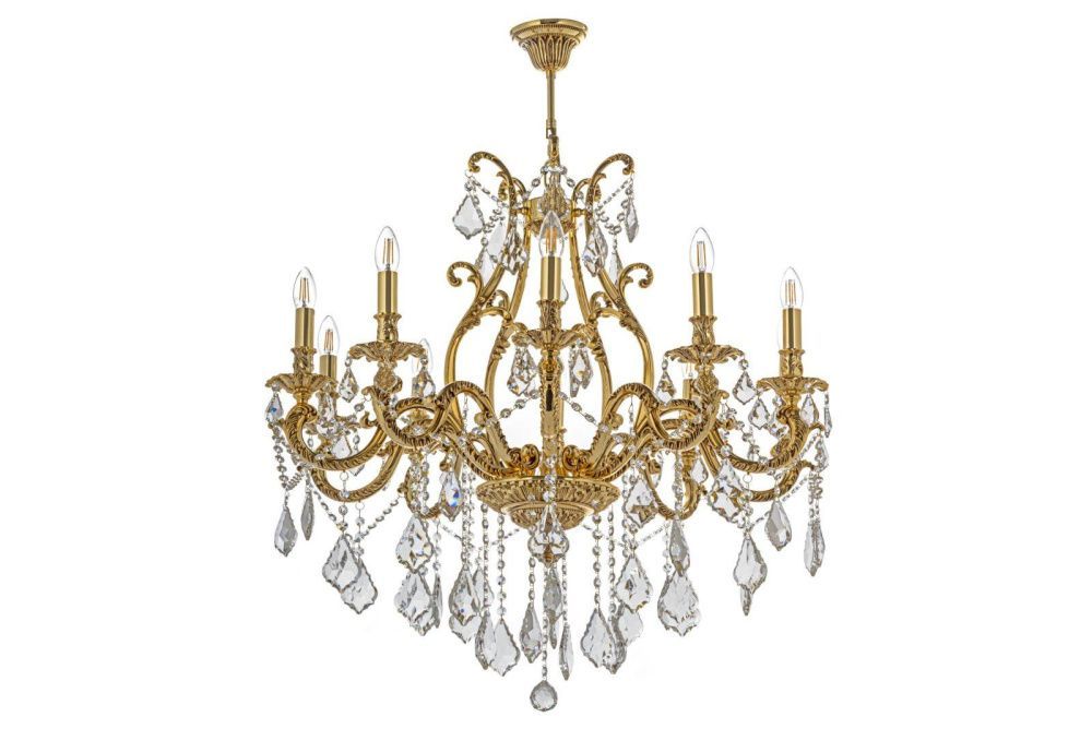 Люстра *87*84 см, 10*E14*40W, Dio D`arte Barolo Gold Barolo E 1.1.10.600 CG, Золото