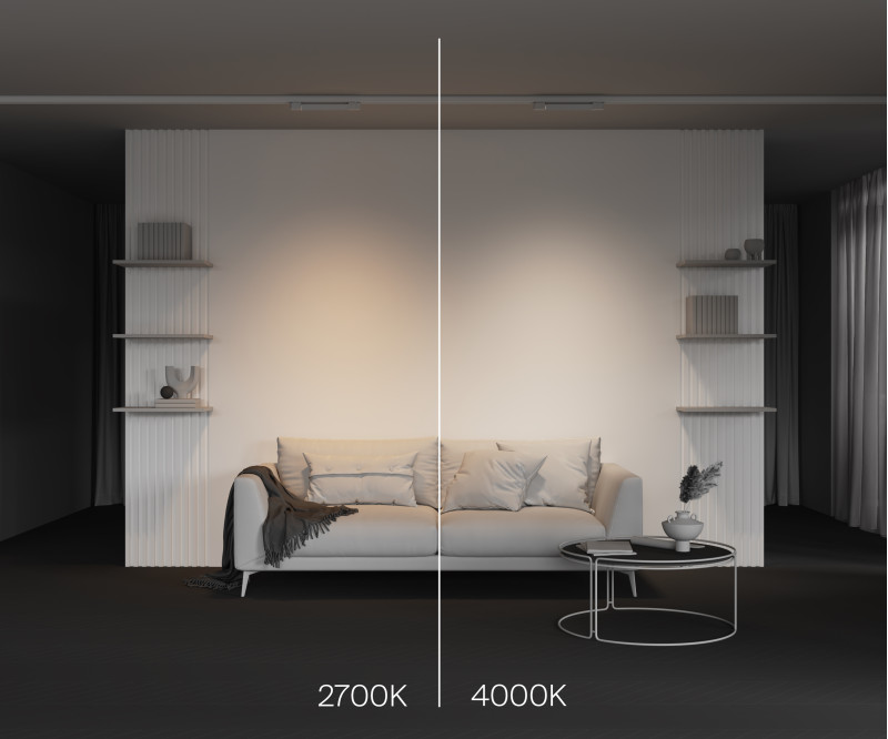 Трековый трехфазный светильник 38 см, 10W, 4000K, Maytoni Basis TR196-3-10W4K-W, белый