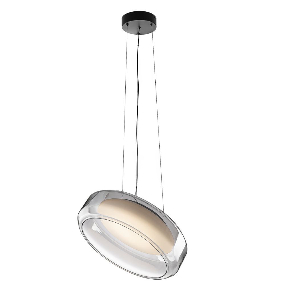 Подвесной светильник 35 см, 18W, 3500K, Citilux SIGNATURE CL247043 LED , черный