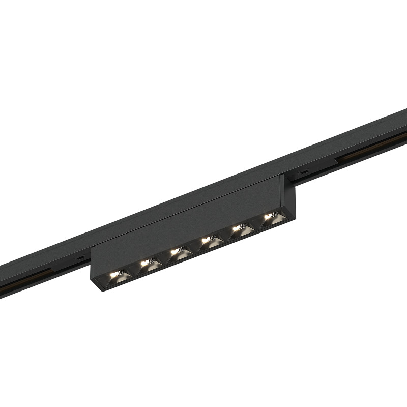Магнитный трековый светильник 10*1*1,8 см, 1*LED*5W 4000K ST LUCE Super5 ST666.446.05 черный