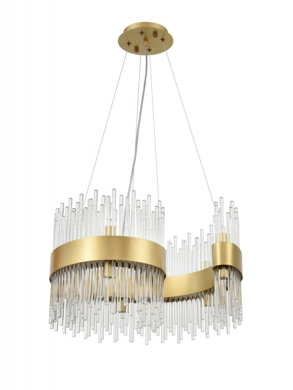 Подвесной светильник  50*100 см, 12*G9 золото Vele Luce Kronos VL3244P12