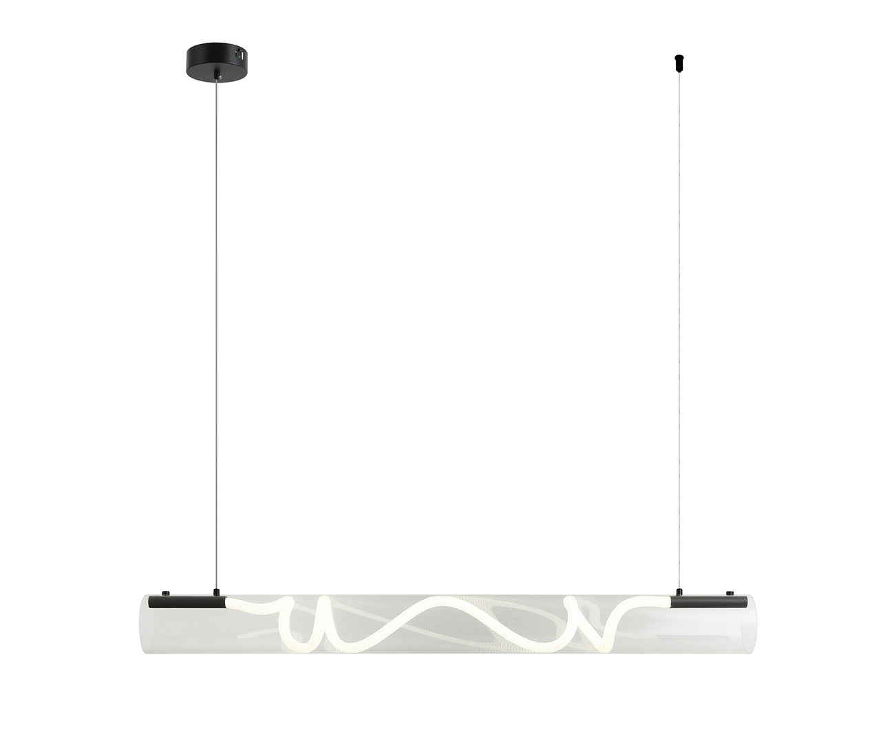 Светильник 120 см, 36W, 4000K, Kink Light Агнеса 08490-120A,19, черный
