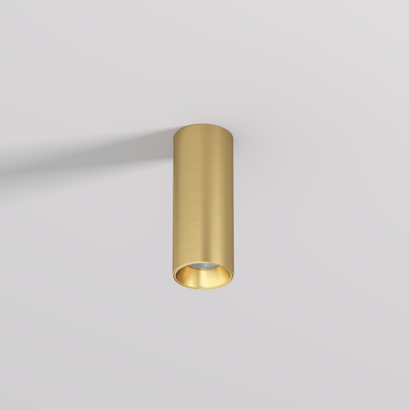 Накладной светильник 4,5*11,5 см, 7W, 3000К, Denkirs SHINE TUBE DK2615-SB латунный