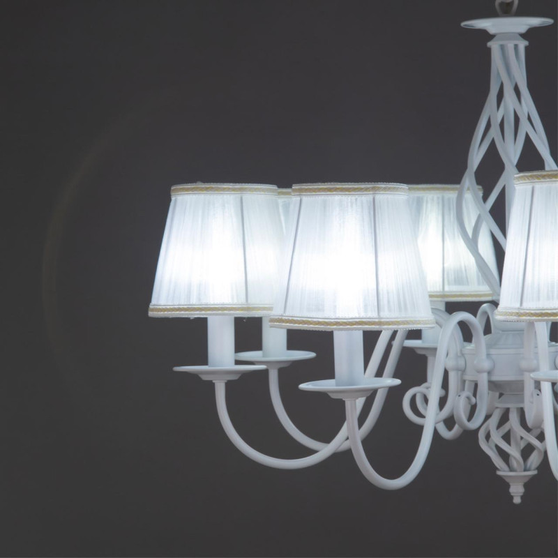 Люстра Citilux CL427180, диаметр 79 см, белый