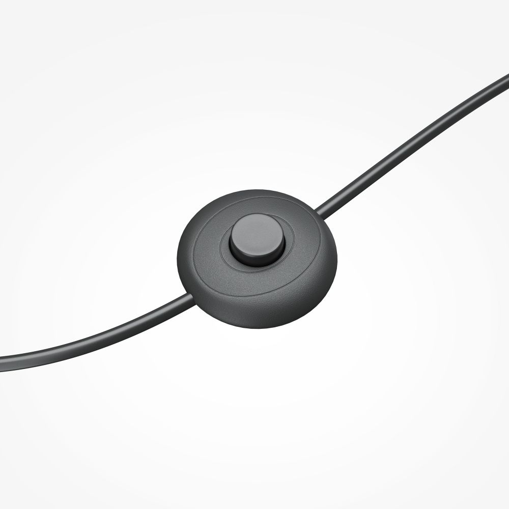 Напольный светильник (торшер) 22*143 см, 1*E27*60W, K, Maytoni Glamping MOD437FL-01B, Черный