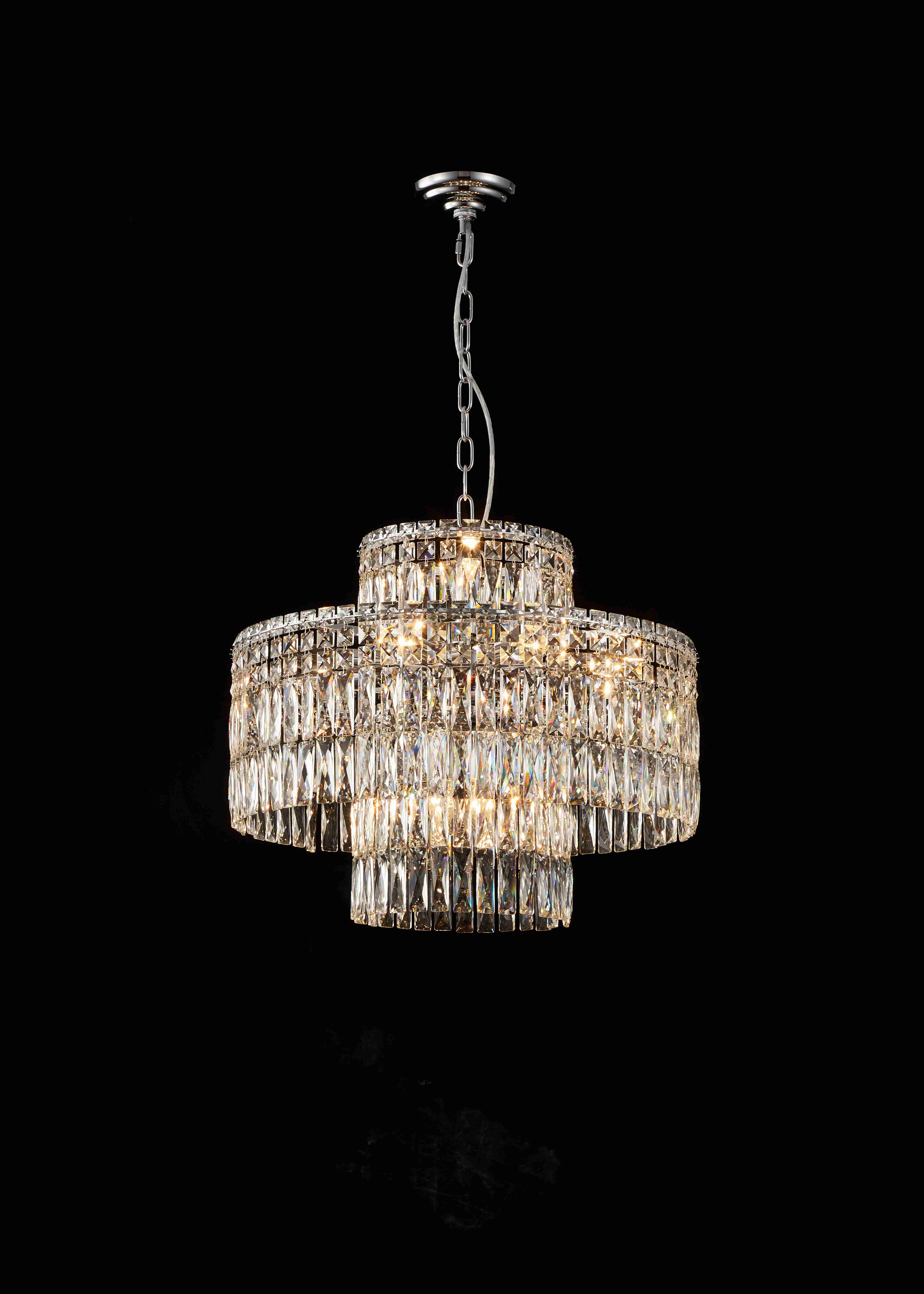 Люстра 600*460, 14*E14, 40W NewRgy Cristallo M32-ф600*H460 CHROME, Хром