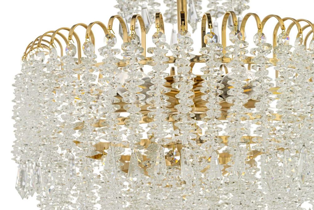 Люстра подвесная *40*45 см, 5*E14*40W, Arti Lampadari Daverio Gold Daverio E 1.5.40.105 G, золотой