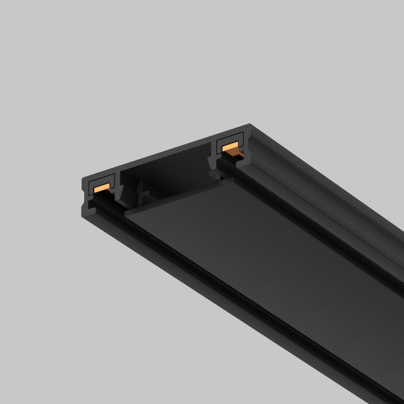 Шинопровод 200 см накладной Maytoni Technical Magnetic track system Radity TRX084-112B черный