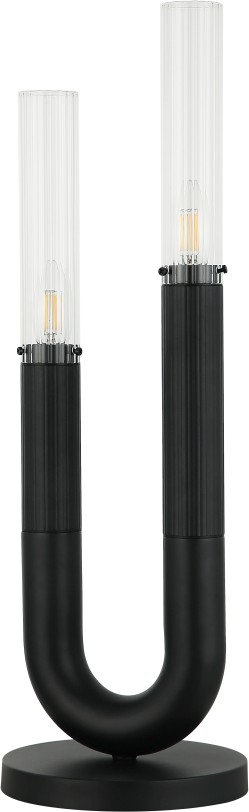 Настольная лампа 63 см, Stilfort Fortuna 2185/02/02T, черный