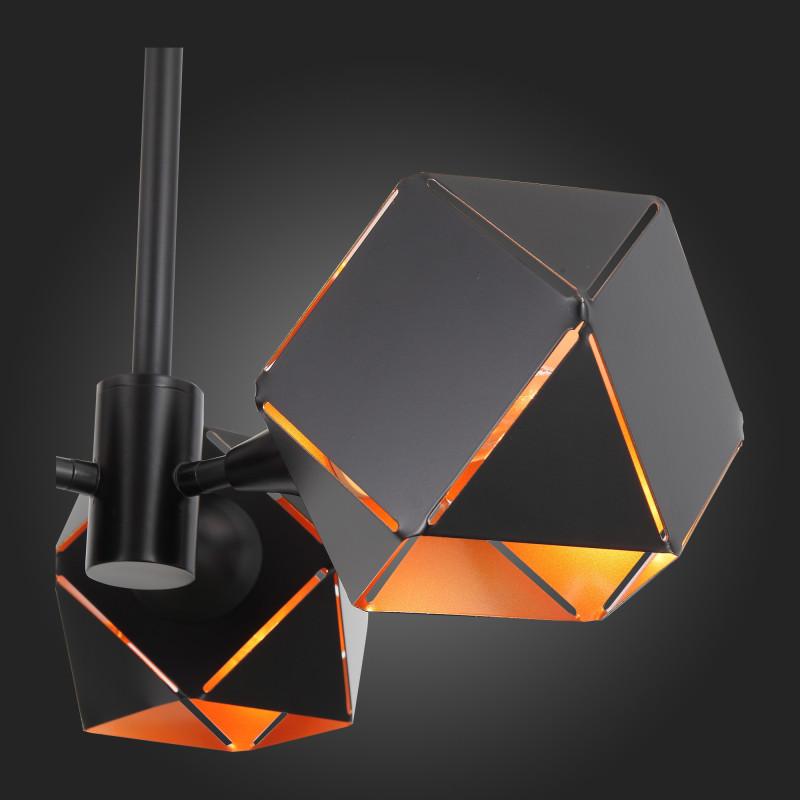 Люстра потолочная 35 см, ST LUCE ENIGMA SL258.402.03 Черный