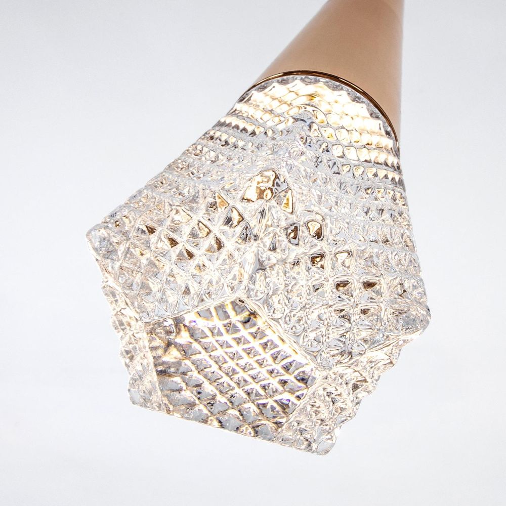 Подвесной светильник 8*8*200 см, LED 3W, 4000K, Золото MODELUX ML.3315.1