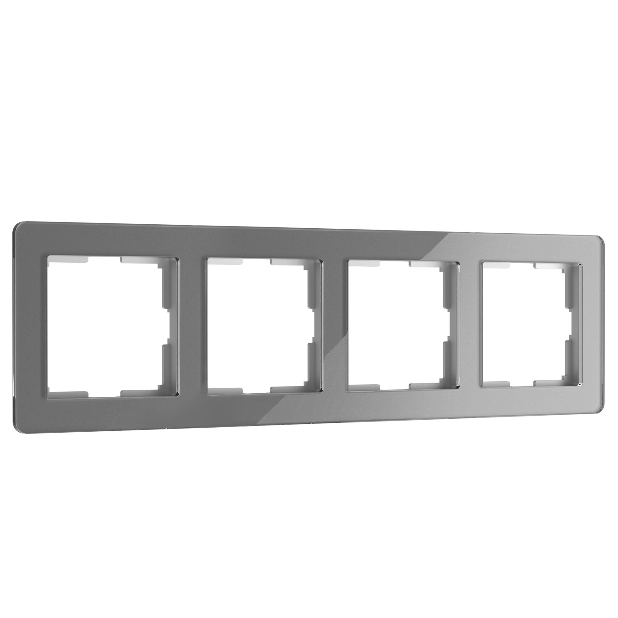 Рамка на 4 поста Acrylic (графит) W0042704 Acrylic графит Werkel