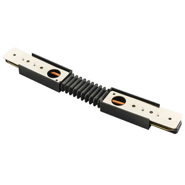 Соединитель трековый однофазный Lightstar BARRA 502157 регулируемый гибкий ЧЕРНЫЙ, шт