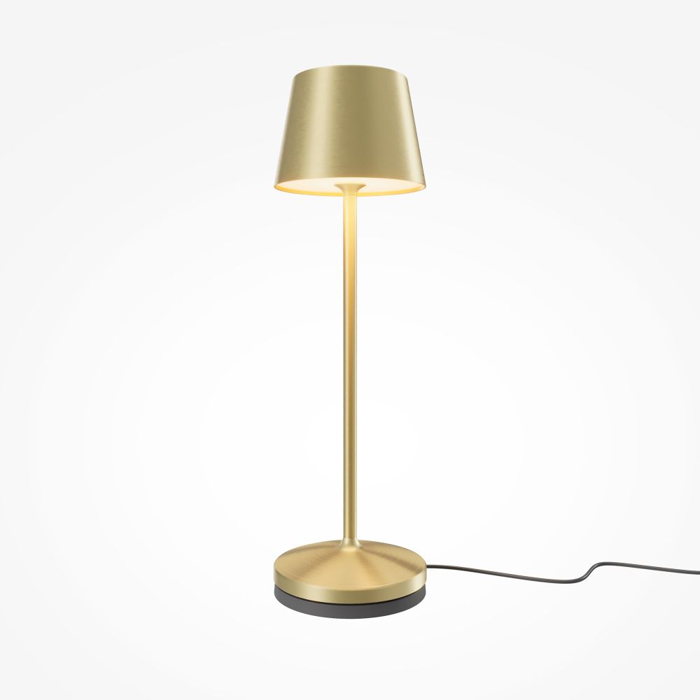 Аккумуляторный светильник *8,5*-27,5 см, *LED*1W, Maytoni Nook MOD494RL-L1BSK, Латунь