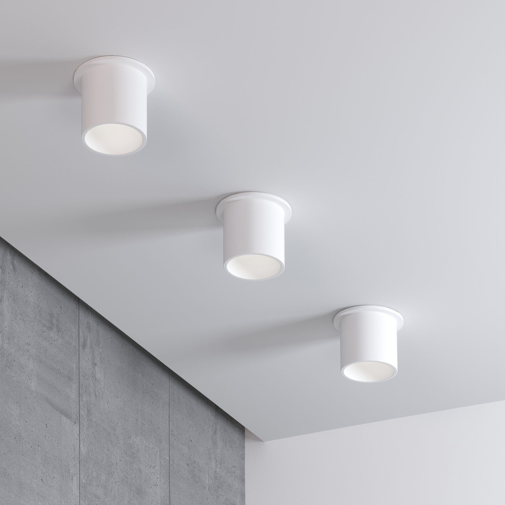 Потолочный акцентный светильник 7*7*7 см, 50W  Elektrostandard Moll 25005/01 белый