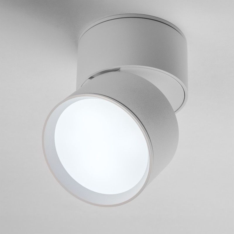 Спот *8*-9,6 см, *LED*9W, 3000/4000/6000K, Lightstar Acuto 215836, белый