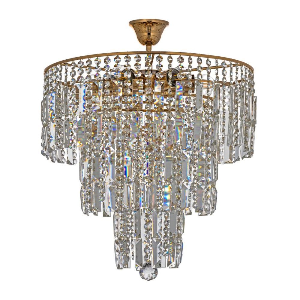 Люстра *46*54 см, 6*E27*60W, Arti Lampadari Napoli Gold Napoli E 1.5.46.501 G, Золото