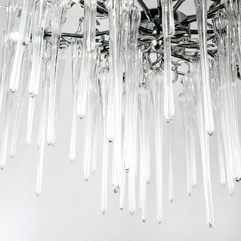 Подвесная люстра 76*76*140 см, G9 10xG9W, Хром MODESTYLE MS.2114.760