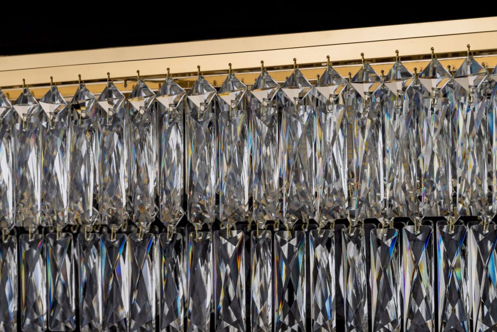 Люстра подвесная *31*22 см, 10*G9*40W, Arti Lampadari Acquaro Acquaro E 1.5.120x30.100 GP, золото