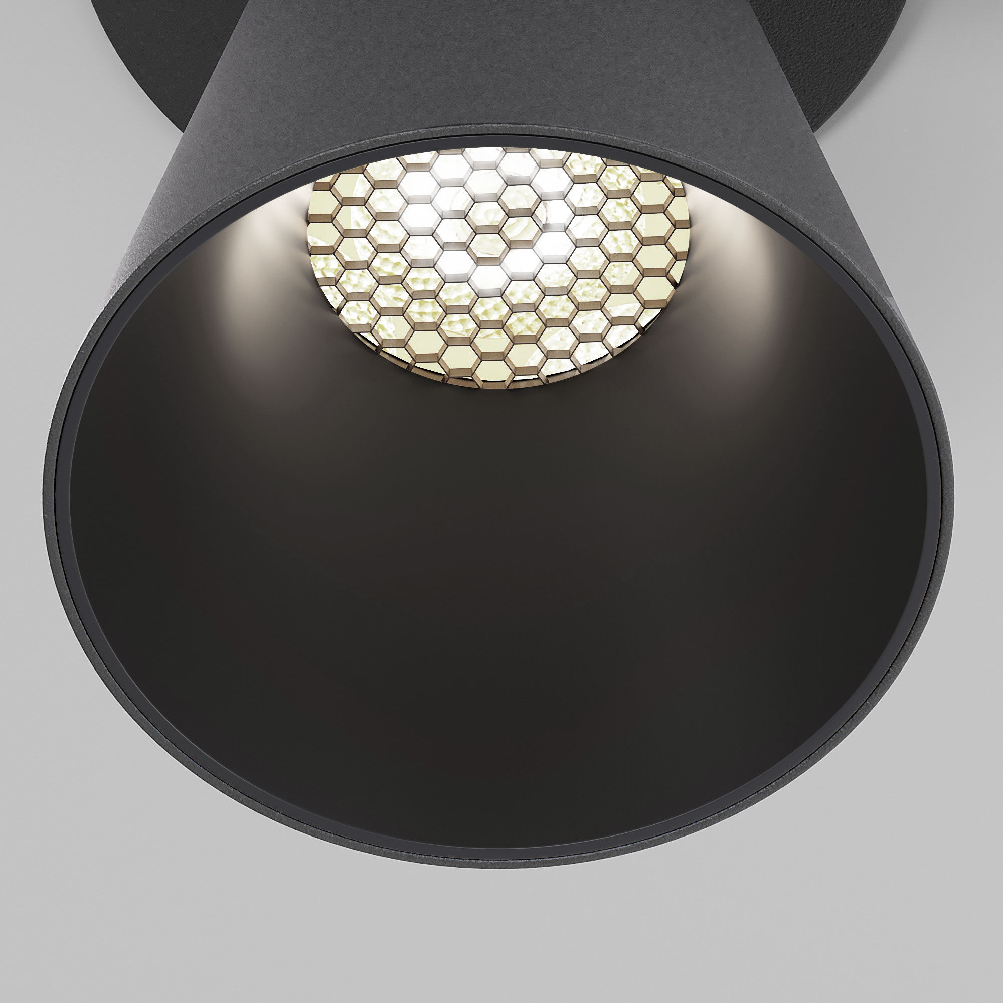 Потолочный акцентный светильник 6,4*6,4*9,6 см, 8W  Elektrostandard Bell 25097/LED черный