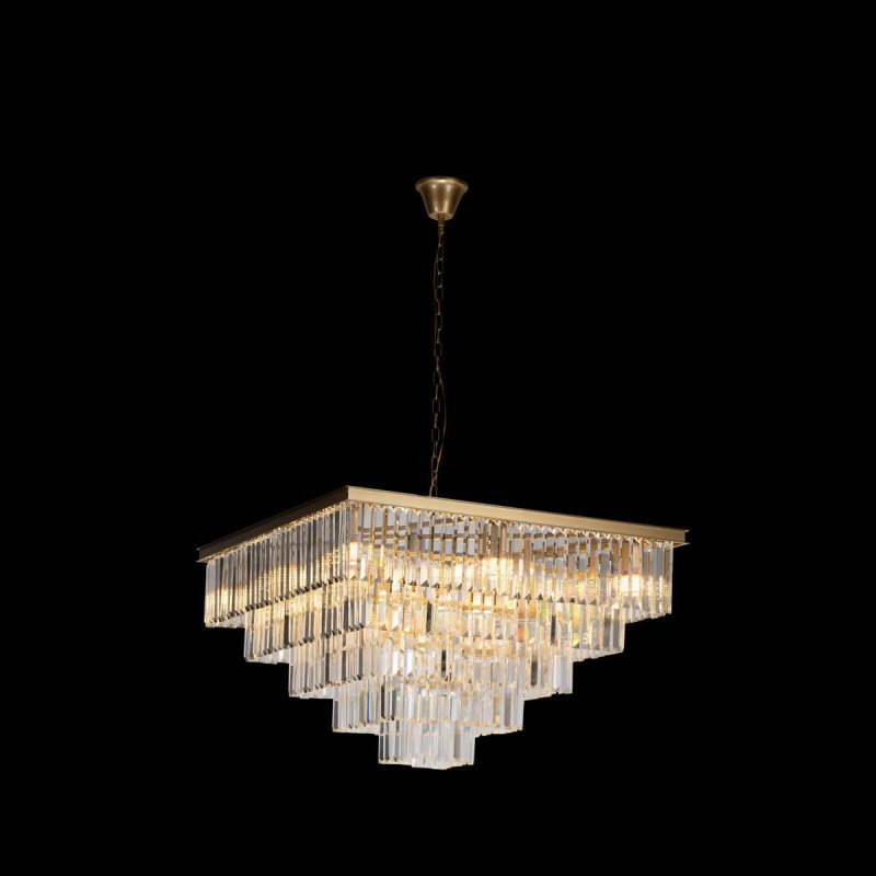 Подвесная люстра Loft IT Prism Clear 10019/800S, золото