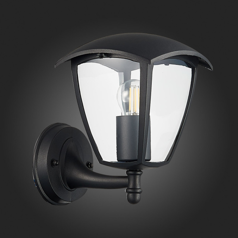 Светильник уличный настенный 18 см, ST LUCE SIVINO SL081.401.01 Черный