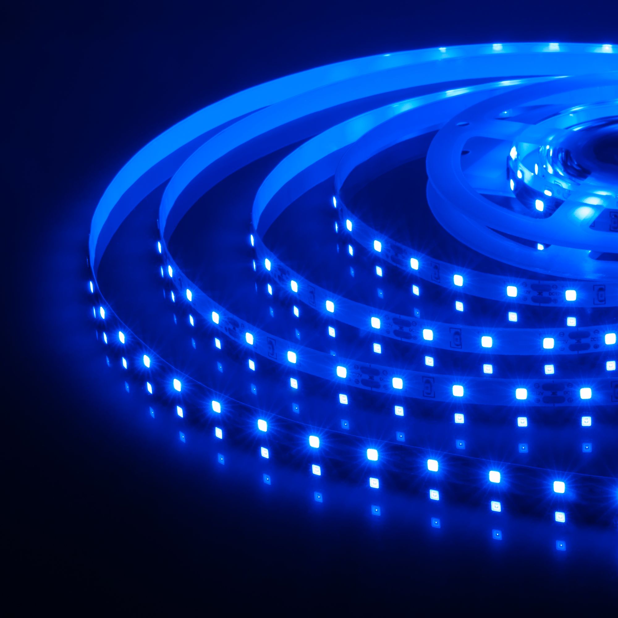 Светодиодная лента Лента светодиодная 12V 4,8W 60Led 2835 IP20 синий, 5м Elektrostandard