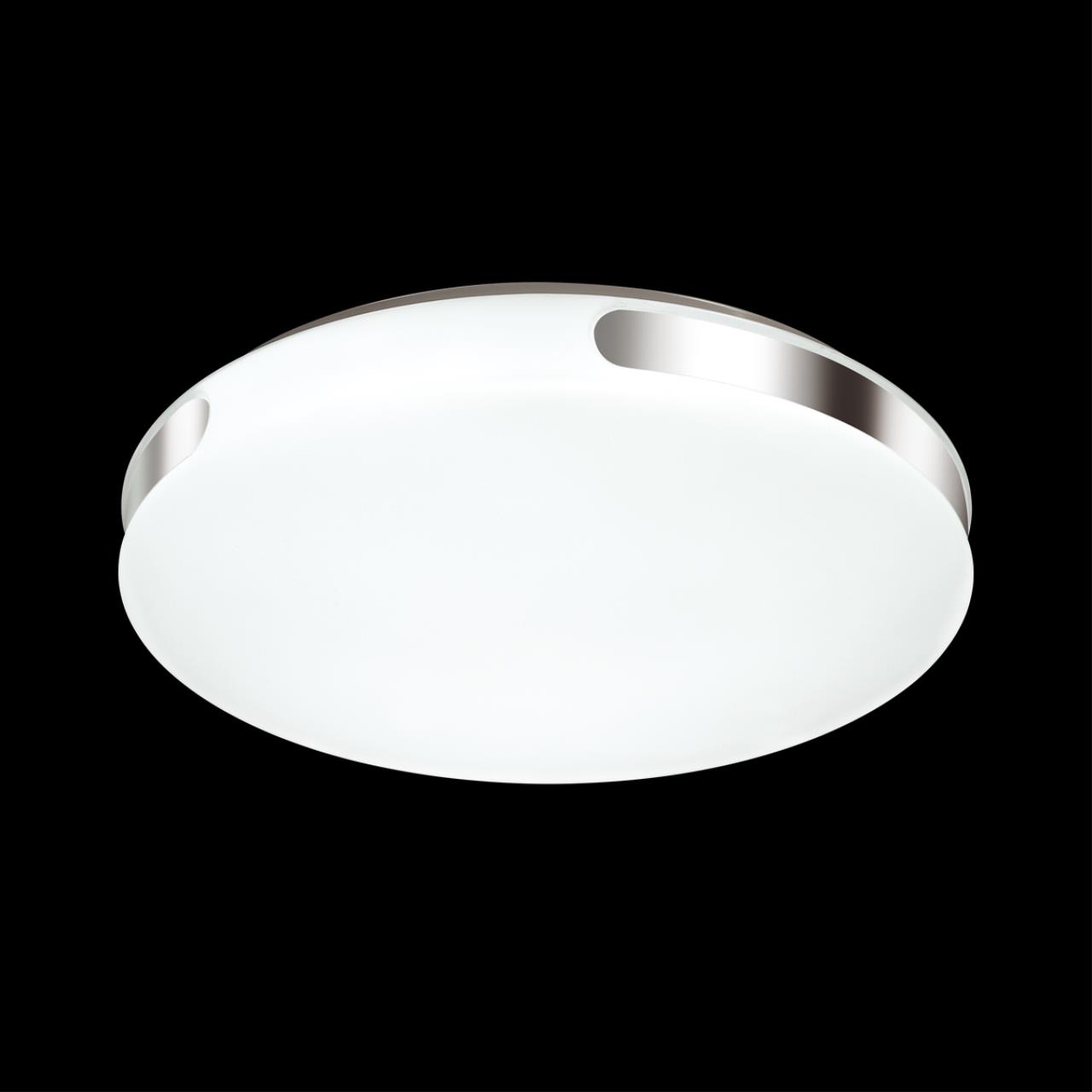 Cветильник 40*7,8 см, LED 48W, 4000 К, IP43, белый/хром, пластик Sonex Vale, 3040/DL