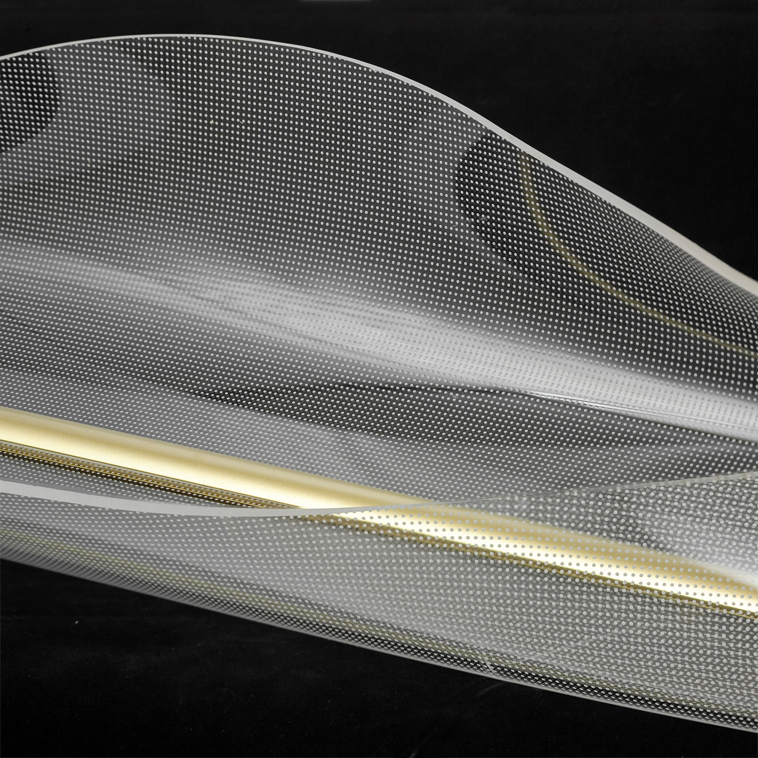 Линейно-подвесной светильник 113*35 см, 1*LED 4000K Lussole Bradford LSP-7294 матовое золото