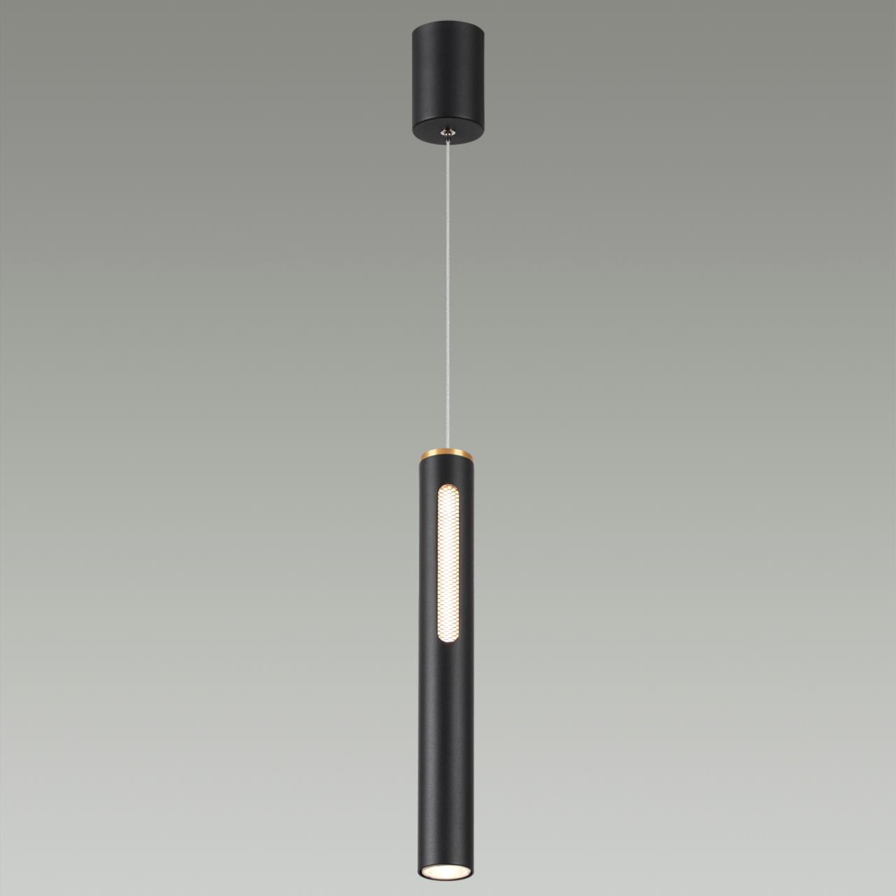 Подвесной светильник LED 9 W, 3000К Черный Odeon Light Hightech 6643/7L IP20