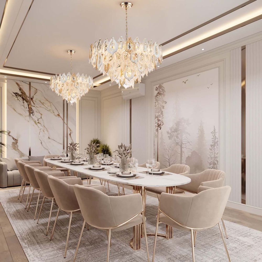 Люстра 80 см, 21*Е14*40W, Modelux  ML.6197.800 GD, Золото