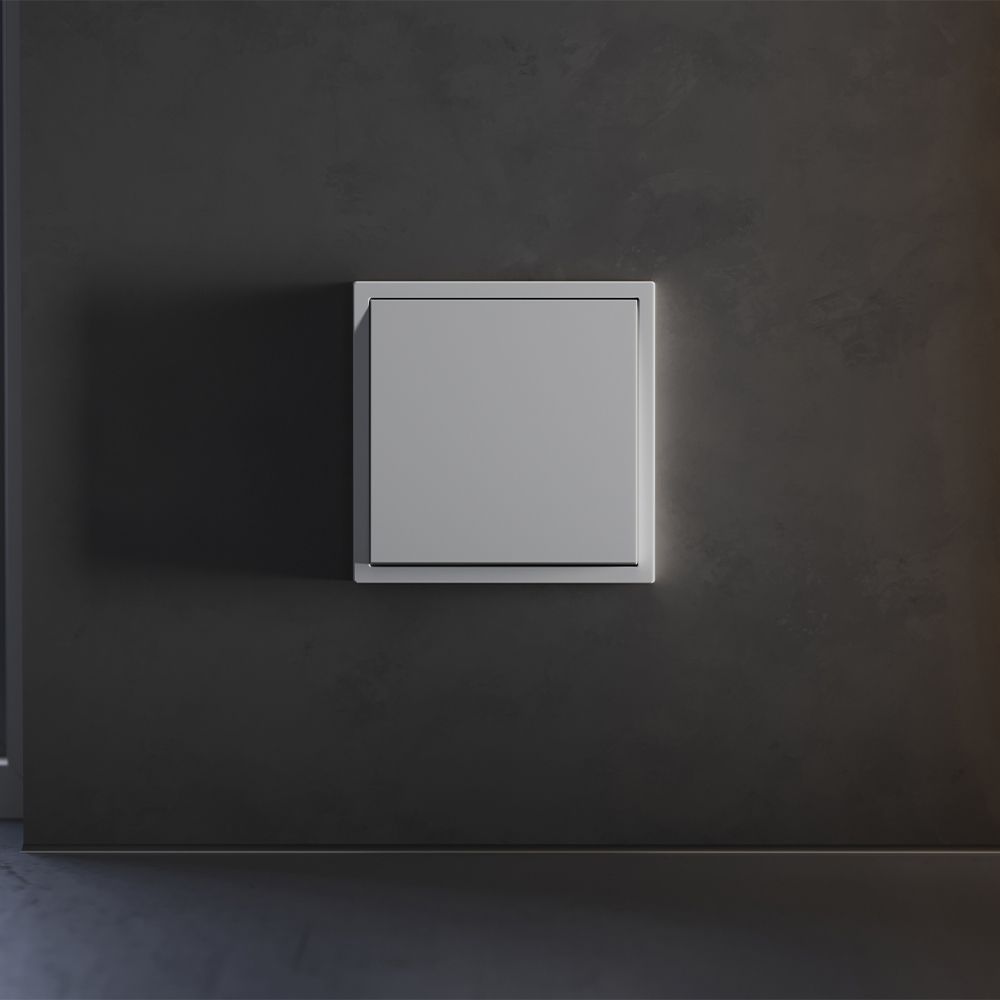 Клавиша для выключателя/переключателя одноклавишного, S70, серый Voltum VLS000116