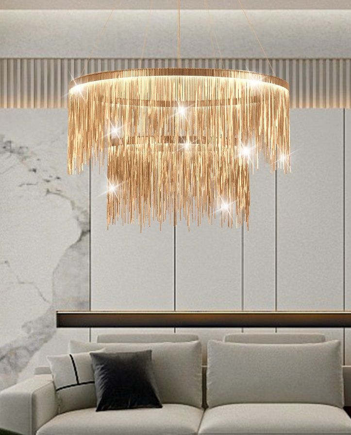 Светильник DZN-8904 ЗОЛОТО  D600*300/H1500/1/LED/72W/3000-6500K 23-01 COVER 23-11 VST