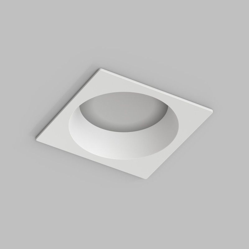 Влагозащищенный светильник 8,2*8,2*4,7- см, 1*GU5.3*15W, Denkirs Deep DK3104-WH, белый полимер