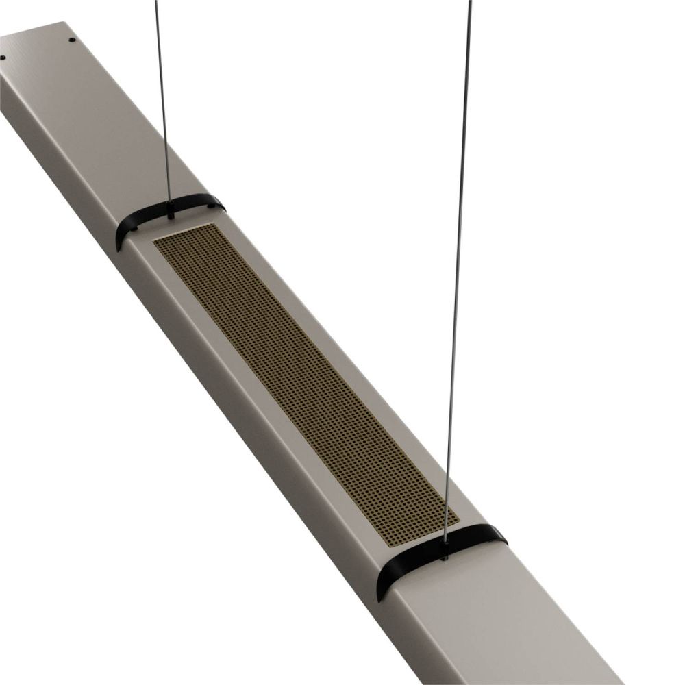 Светильник подвесной 120*13,5-150 см, 1*LED*30W, 3000-6000K, Lightera Bermeho LE104L-120GB WIFI, Черный