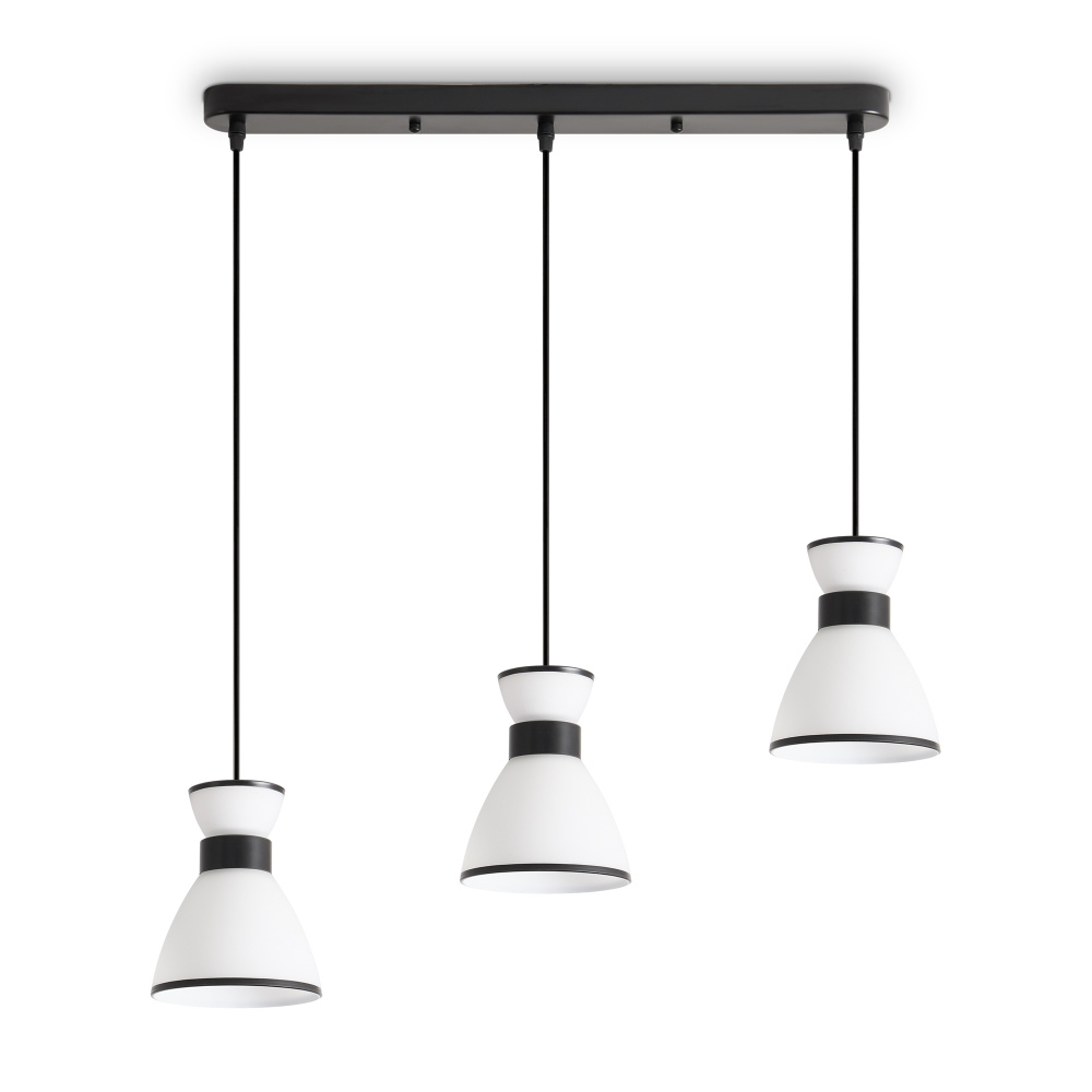 Подвесной светильник 65,5*13,5*20-122 см, 3*E27*40W, Freya  FR5503PL-03B1, Черный