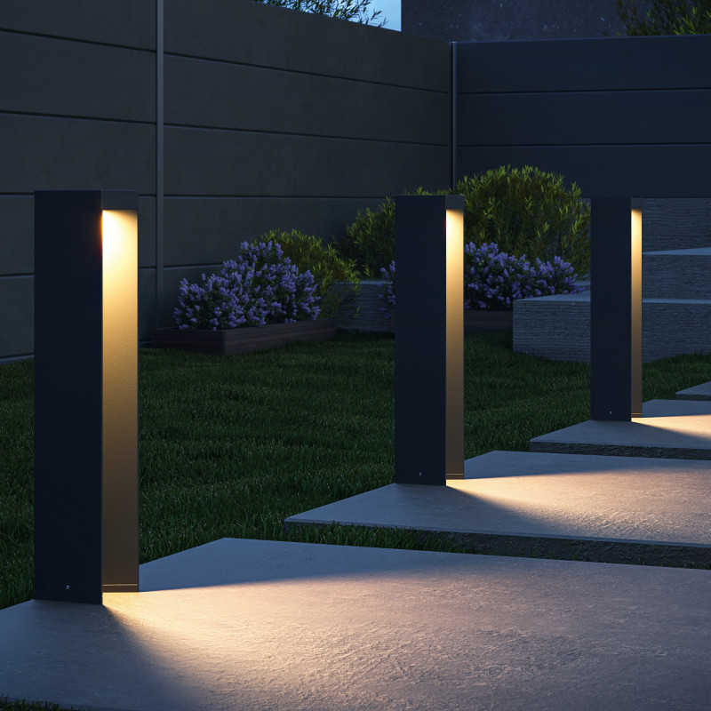 Светодиодный светильник 45 см, 9W, 4000K, Maytoni Essen O596FL-L9B4K, черный