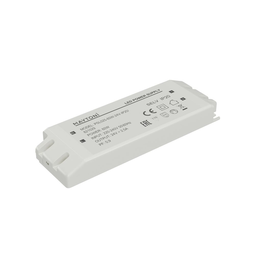 Источник напряжения PSL025 24V 60W IP20 821029 Maytoni Led Strip