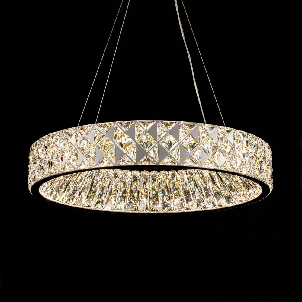 Люстра *60*10 см, LED*56W, 3000-6000K, Modelux  ML.335.600 CR, Хром