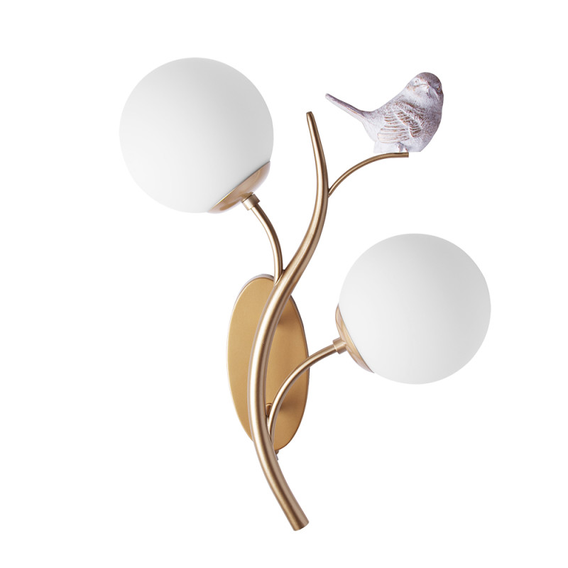 Бра 50 см, Arte Lamp Camomilla A9712AP-2SG, матовое золото