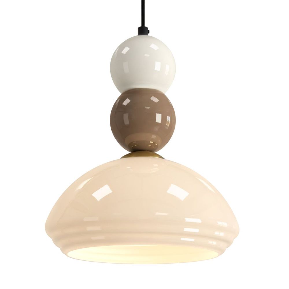 Подвесной светильник 23 см, Freya Globo FR5628PL-01BGW1, черный