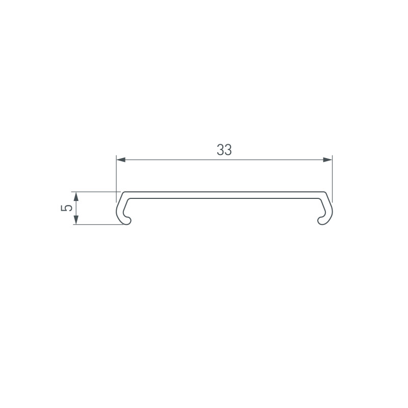 Экран Arlight 036972 200*3,3*0,5 см. Цена указана за 2 метра. Продается кратно 2 метрам.