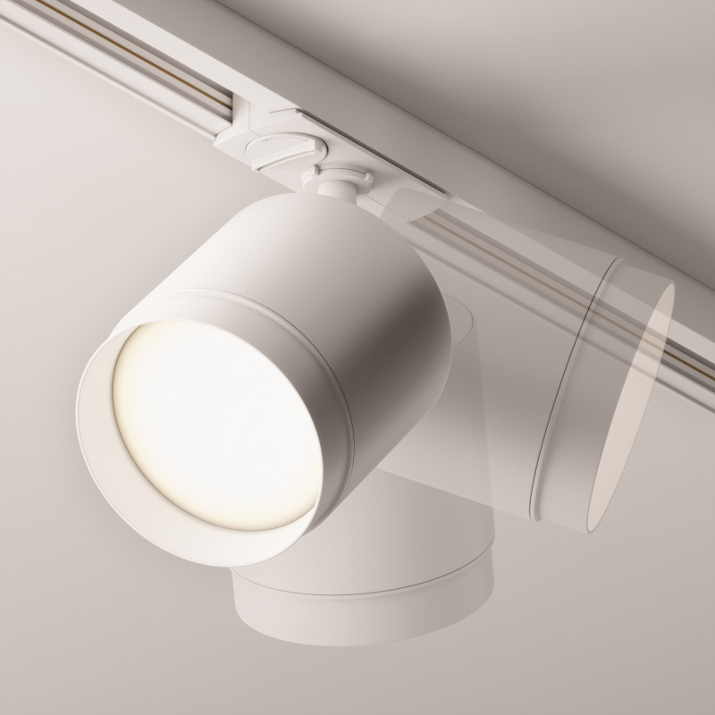 Трековый светильник 8,2*14,8 см, 1 GX53*15W Polar TR088-1-GX53-W Maytoni Single phase track system Unity, Белый