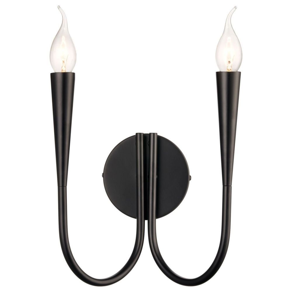 Бра 28 см, Velante 368-021-02, черный