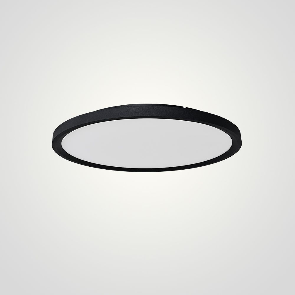 Потолочный светильник EXTRASLIM D50 Black 50*50*5 см, 1*LED*31W, 3000, 4000, 6000K, ImperiumLoft EXTRASLIM001, Чёрный