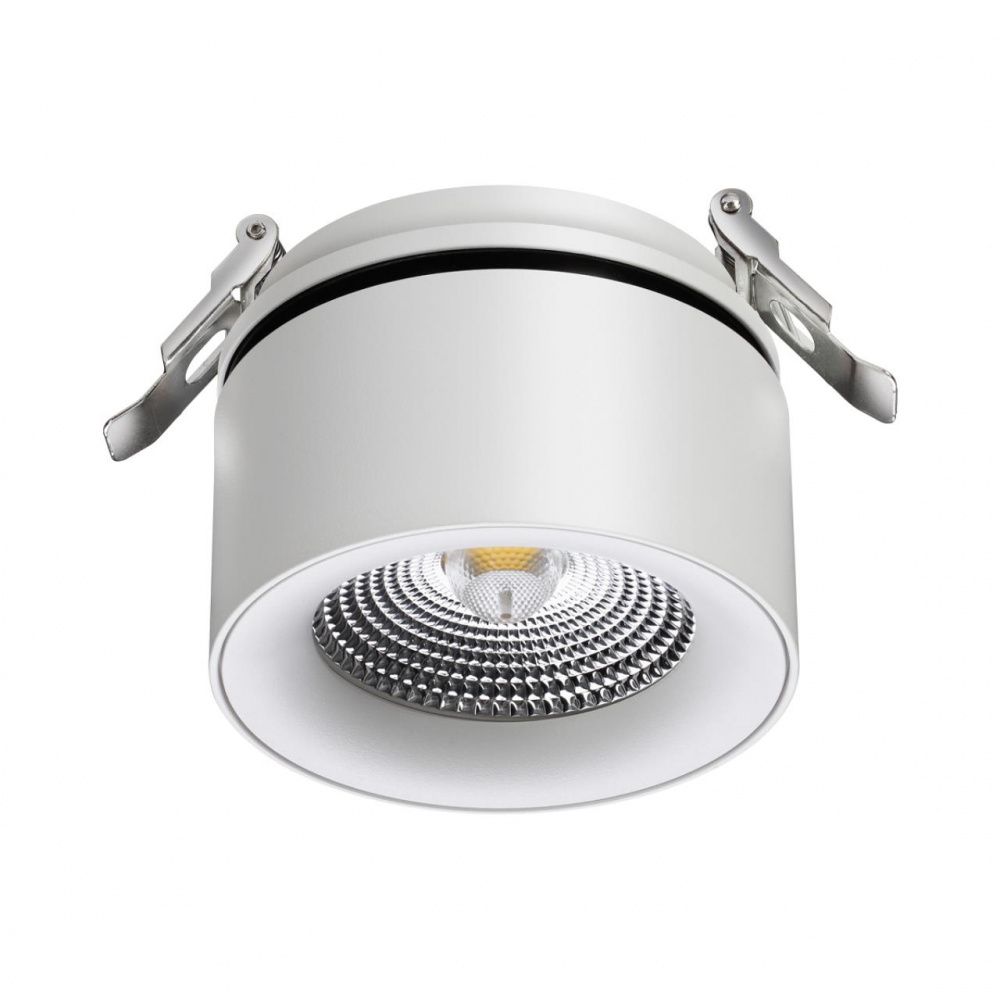 Светодиодный светильник 10 см, 25W, 4000K, Novotech Groda 358784, белый