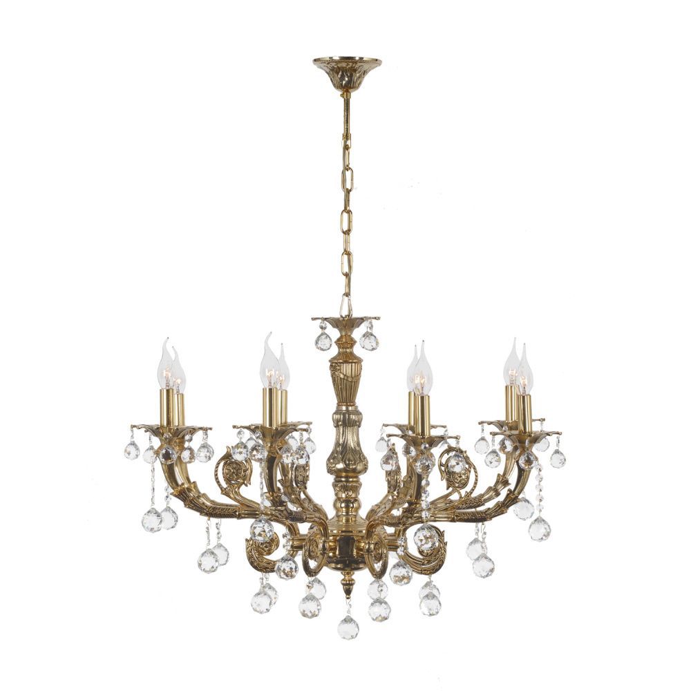 Люстра *83*63 см, 8*E14*40W, Dio D`arte Mughetto Mughetto E 1.1.8.600 GB, Золото