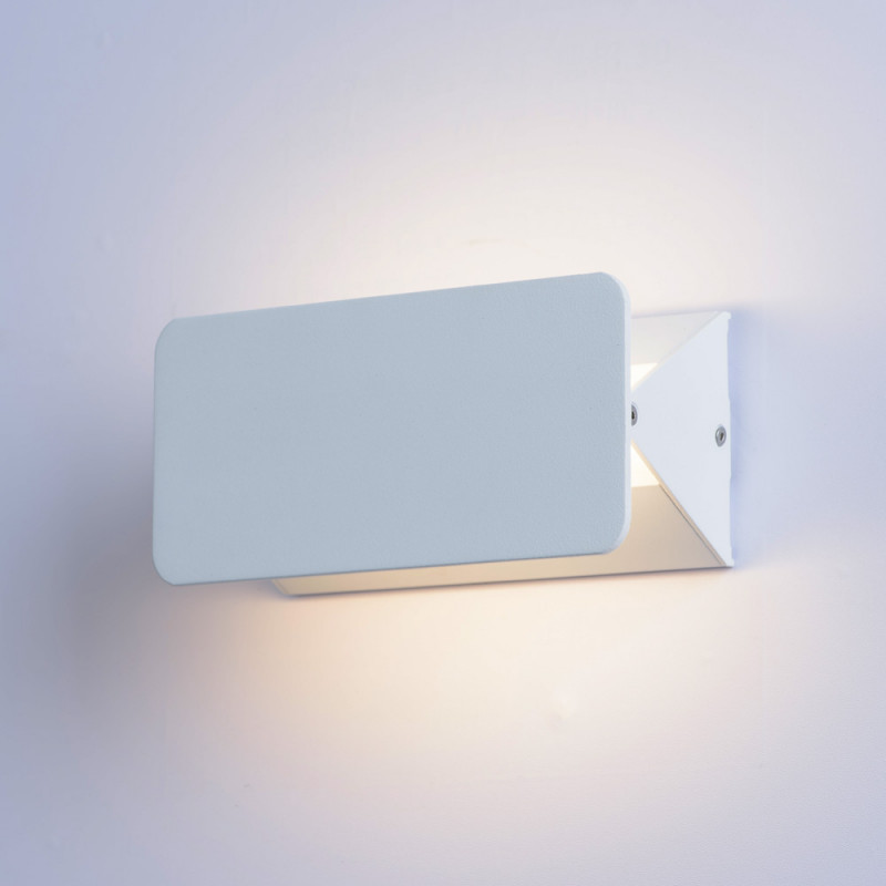 Бра 16*6,5*8 см, 5W, 3000K, Arte Lamp A6164AP-1WH белый/хром